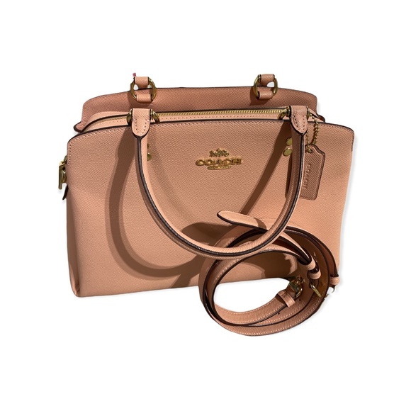 Coach Handbags - Coach Lillie Carryall Light Pink Blush Satchel Handbag